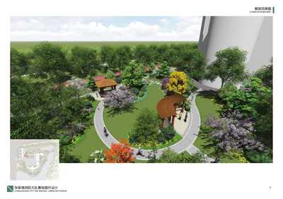 园林景观设计TOP4塘桥项目一(张家港消防大队景观提升设计)